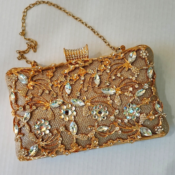 ELEGANT HARD SHELL EVENING BAG - Picture 10 of 10